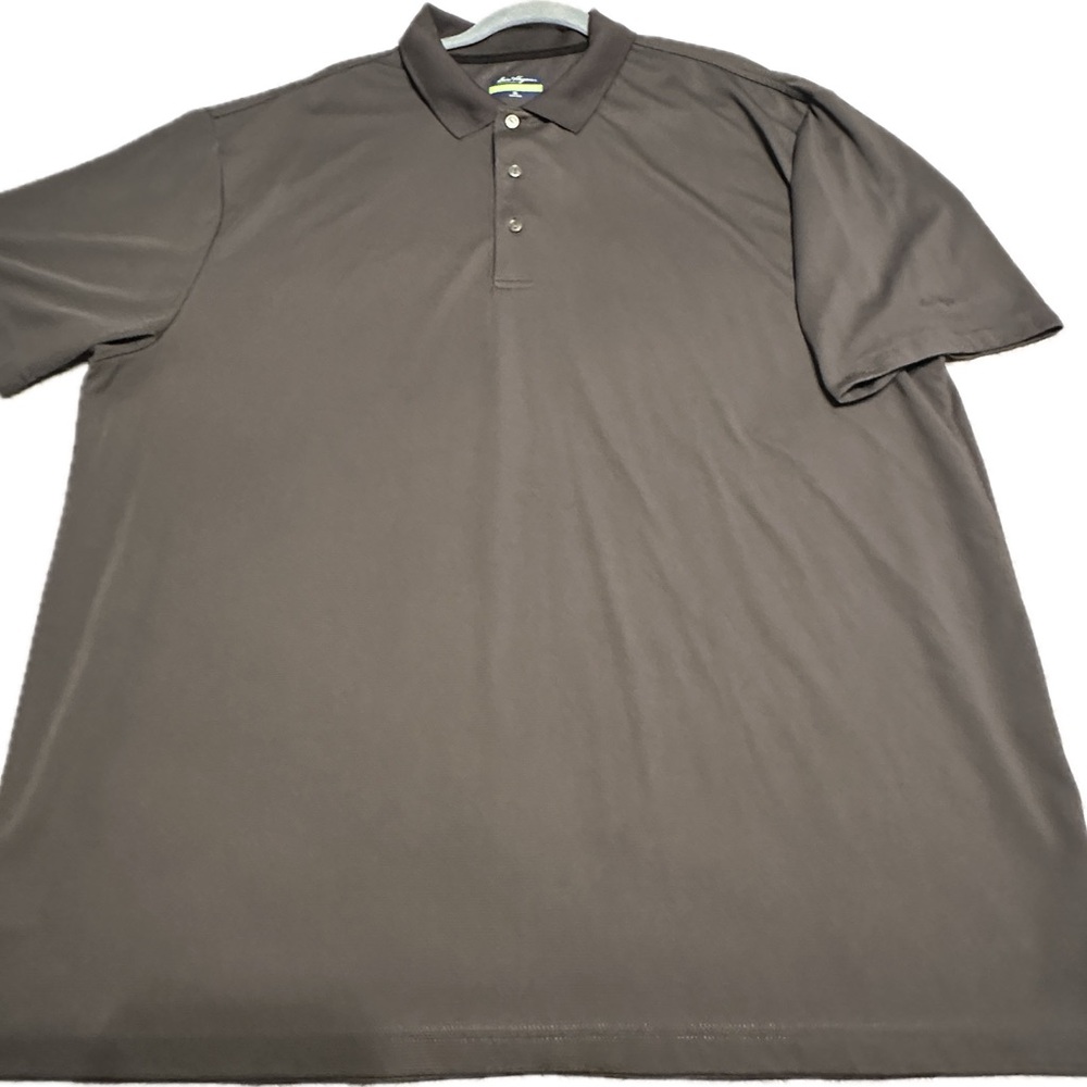 Grey Ben Hogan 3XL Polo Shirt with Classic Collar and Relaxed Fit